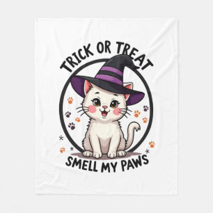 Cobertor De Velo Camisa engraçada de gato de Halloween - Presente f