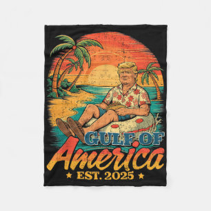 Cobertor De Velo Camisa Engraçada Do Golfo Dos Eua América No Leste