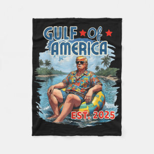 Cobertor De Velo Camisa Engraçada Do Golfo Dos Eua América No Leste