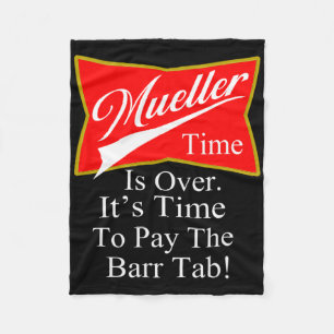 Cobertor De Velo Camisa engraçada do tempo de Mueller Rr política T