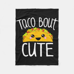 Cobertor De Velo Camisa engraçada para amantes de Taco Falar sobre 