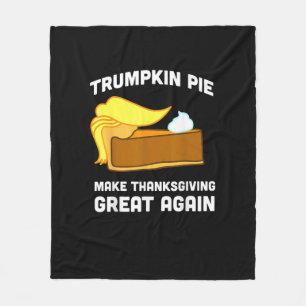 Cobertor De Velo Camisa Engraçada Pizza De Trumpkin Torna Excelente
