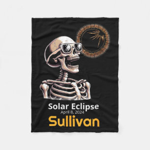 Cobertor De Velo Camisa Esqueleto Eclipse Solar Sullivan Indiana