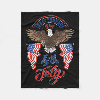 Cobertor De Velo Camisa Feliz 4 de Julho Dia da Independência EUA R