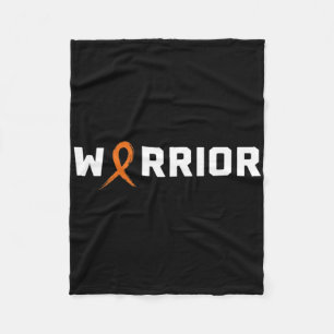 Cobertor De Velo Camisa Guerreiro Leucemia - Conscientização do Cân