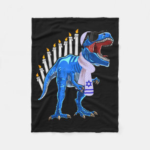 Cobertor De Velo Camisa Menorasaurus Rex T Rex Dinossauro Hanukkah