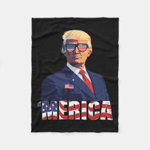 Cobertor De Velo Camisa Merica Trump Sungl Nos Bandeira 4 De Julho