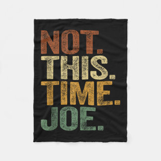 Cobertor De Velo Camisa Não Desta Vez Joe Trump 2025 Pro Trump 2024