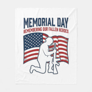 Cobertor De Velo Camisa Patriótica do Soldado Heróis Caídos do Dia 