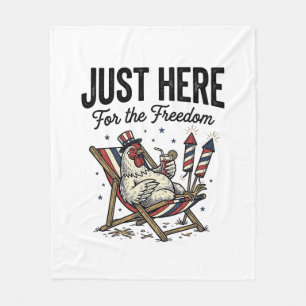 Cobertor De Velo Camisa Patriótica Vintage Galo da Liberdade Divert