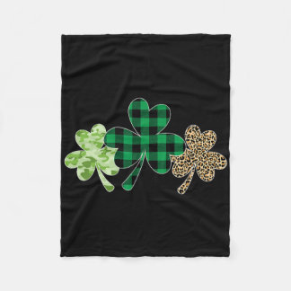 Cobertor De Velo Camisa Plaid Shamrock Leopardo Camuflagem Diversão