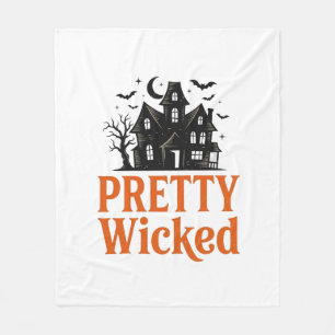 Cobertor De Velo Camisa Pretty Wicked Vintage Halloween Casa Assomb