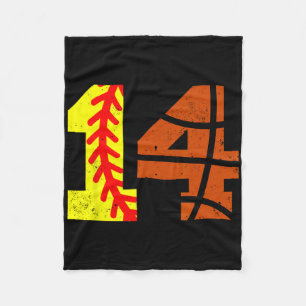 Cobertor De Velo Camisa Softll Sketll Número 14 Camiseta Engraçada