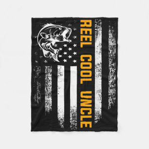 Cobertor De Velo Camisa Tio Muito Legal Bandeira Vintage Pescaria P