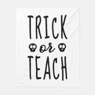 Cobertor De Velo Camisa Trick or Teach, Camisa de Professor de Hall