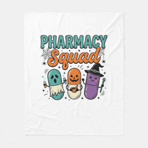 Cobertor De Velo Camisa Vetorial Vintage de Halloween da Equipe de 