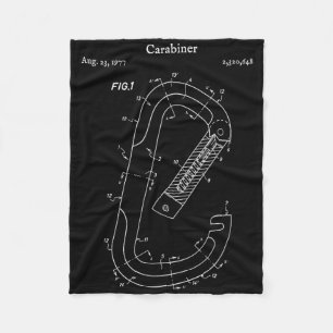 Cobertor De Velo Camisa Vintage Carabiner - Roupa de Climber de Mon