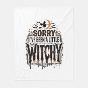 Cobertor De Velo Camisa Vintage de Gravura de Halloween de Bruxa En