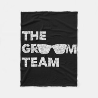 Cobertor De Velo Camisa Vintage Equipe do Noivo Festa de Despedida 