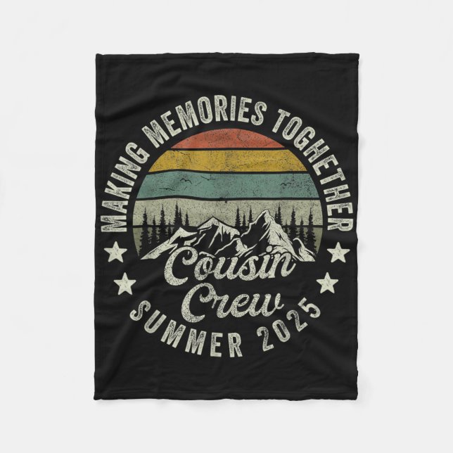 Cobertor De Velo Camisas da Turma dos Primos  (Frente)
