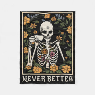 Cobertor De Velo Camisas De Halloween Para Mulheres Nunca Melhor Es
