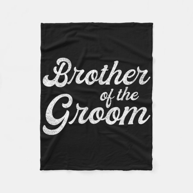 Cobertor De Velo Camisas de Irmão do Noivo para Homens Menino Kid1  (Frente)