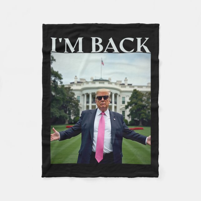 Cobertor De Velo Camisas De Trump Para Homens 2025 (Frente)