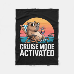 Cobertor De Velo Camisas engraçadas de cruzeiro de capivara masculi