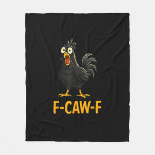 Cobertor De Velo Camisas Engraçadas de Frango F-Caw-F F-Caw-F Frang