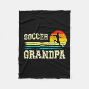 Cobertor De Velo Camiseta Avô Futebol Vintage Retro Para Pôr do Sol