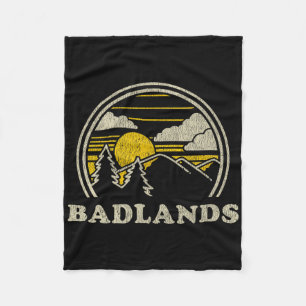 Cobertor De Velo Camiseta Badlands South Dakota Sd Vintage Hiking M