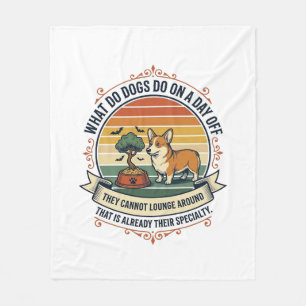 Cobertor De Velo Camiseta Citação de Gravura Vintage Dia de Folga d