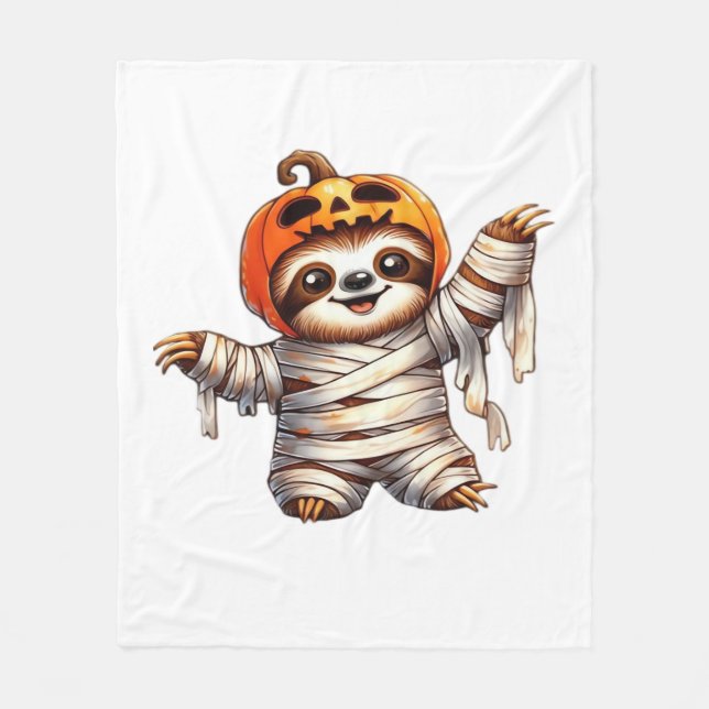 Cobertor De Velo Camiseta Clássica de Halloween da Mamãe (Frente)