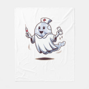 Cobertor De Velo Camiseta Clássica enfermeira fantasma