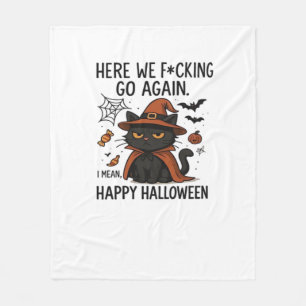 Cobertor De Velo Camiseta Clássica Grumpy Cat Halloween