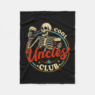Cobertor De Velo Camiseta Clube de Tios Legais Tio Esqueleto Homens