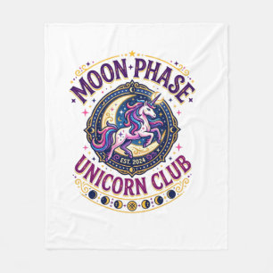 Cobertor De Velo Camiseta Comercial do Unicórnio Clube da Fase Luna