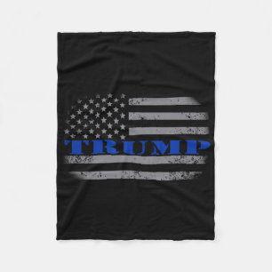 Cobertor De Velo Camiseta da Bandeira Americana Política Pro Trump