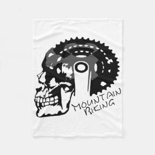 Cobertor De Velo Camiseta de Caveira de Ciclismo Engrenagens Bicicl
