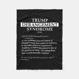 Cobertor De Velo Camiseta de Definição Política Tds - Síndrome de D