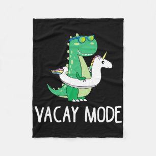 Cobertor De Velo Camiseta de Dinossauro Fofo Modo Férias Família Di