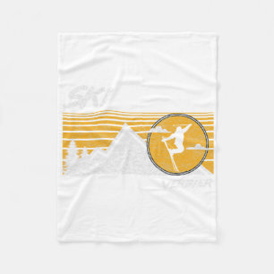 Cobertor De Velo Camiseta de Esqui Verbier Retro Suíça