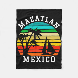 Cobertor De Velo Camiseta de férias familiares combinando Mazatlán