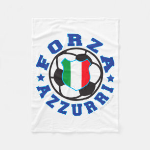 Cobertor De Velo Camiseta de Futebol Infantil Forza Azzurri Italian