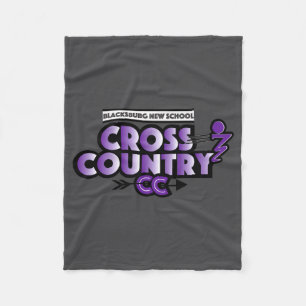 Cobertor De Velo Camiseta de Manga Longa Blacksburg New School Cc R
