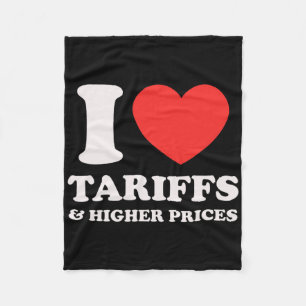 Cobertor De Velo Camiseta de Protesto Anti-trump - Eu Amo Tarifas e