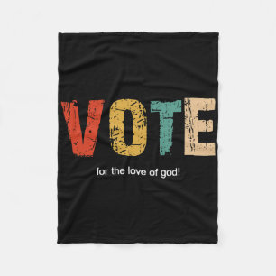 Cobertor De Velo Camiseta engraçada anti-Trump - Presente Vote Cont