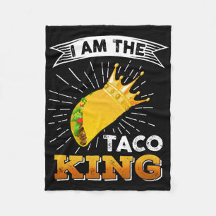 Cobertor De Velo Camiseta engraçada do Cinco De Mayo Eu sou o Rei d
