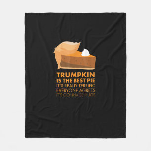 Cobertor De Velo Camiseta engraçada Pumpkin Pie Fall