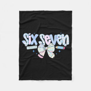 Cobertor De Velo Camiseta engraçada seis sete 6 7 meme 67 para prof